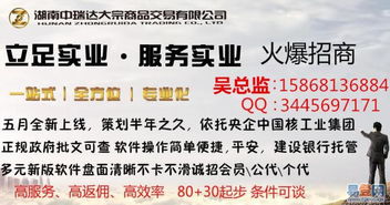 湖南中瑞達大宗商品誠招會員與代理，西湖區域合作機遇